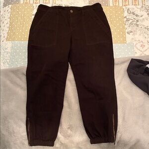 CAbi women’s Dark Brown Cargo Pants